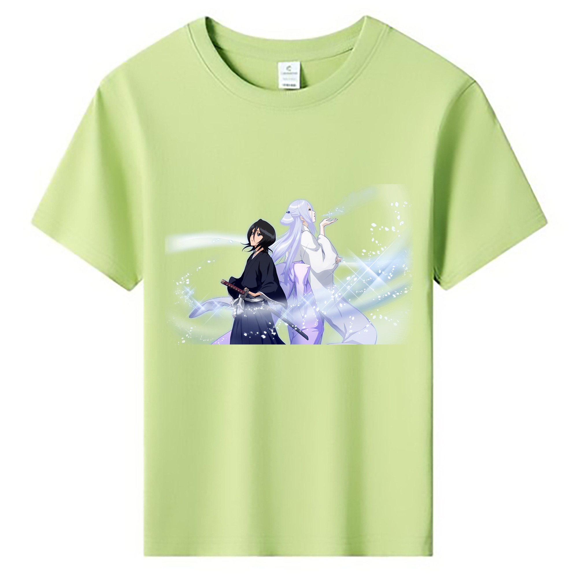 （画像用） ブリーチ 朽木ルキア BLEACH Kuchiki Rukia 綿100％キッズTシャツ（フロントプリント）